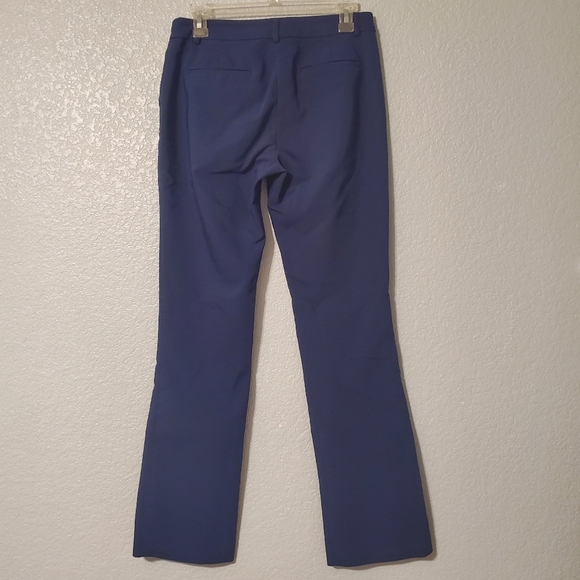 Express Columnist Barely Boot Midrise Pants Size 6R Blue - Picture 2 of 2
